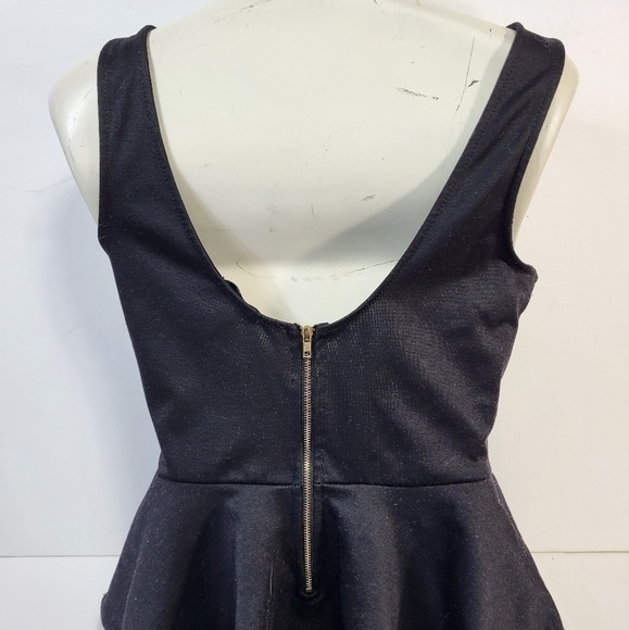 U2B Black Peplum Dress - Picture 5 of 9